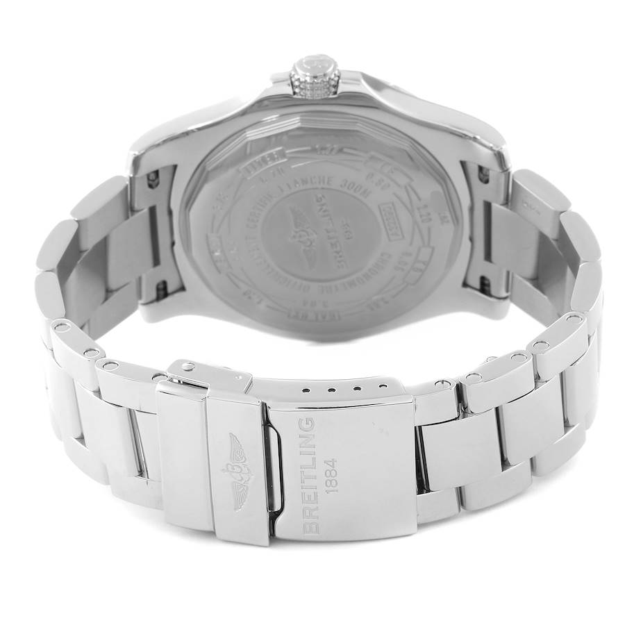 Breitling Aeromarine Avenger II GMT Mother of Pearl Dial Steel Mens Watch A32390