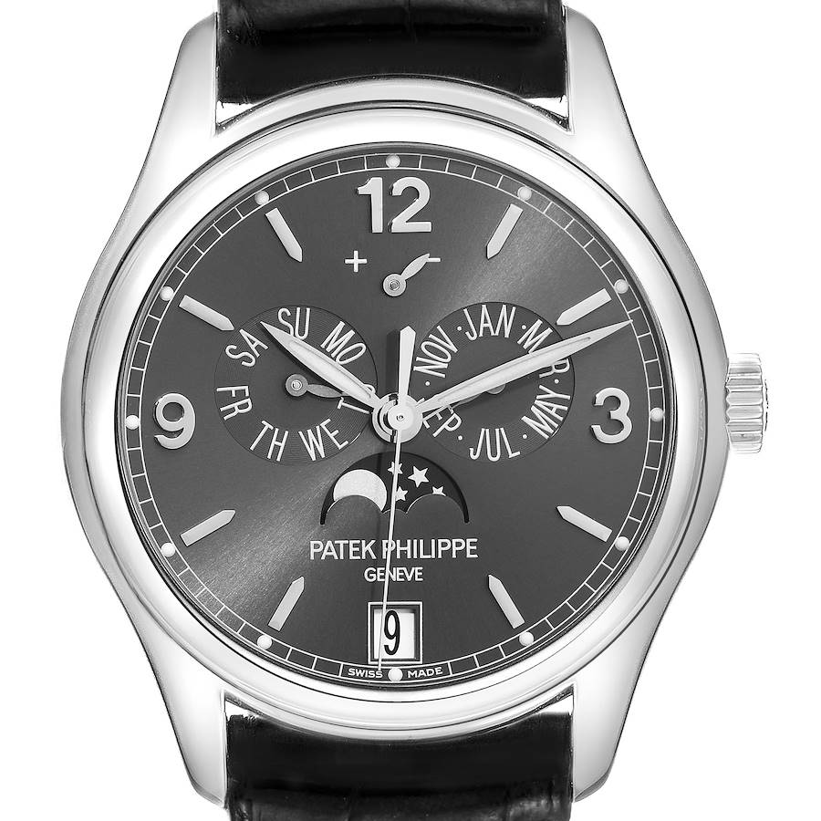Patek Philippe Complications Annual Calendar White Gold Mens Watch 5146