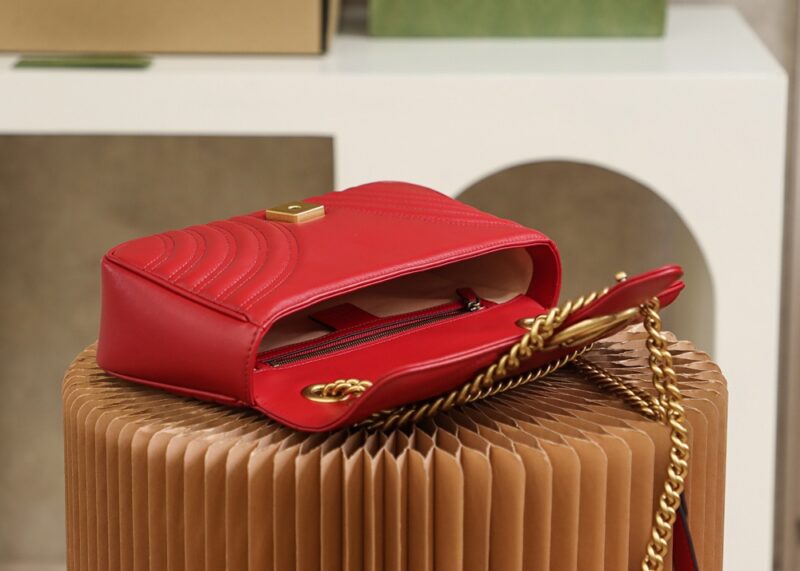 Replica Gucci GG Marmont 1955 Medium Red