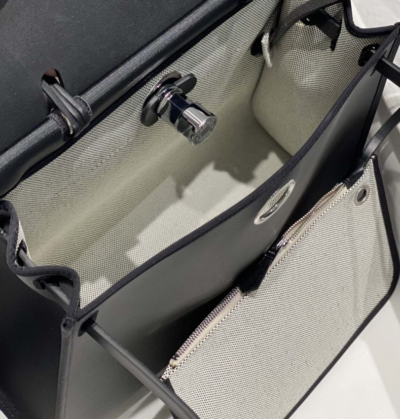 Replica Hermès Herbag 31Cm Black