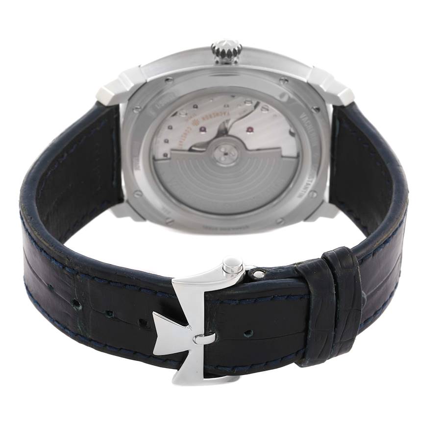 Vacheron Constantin Quai De L'ile Date Blue Dial Steel Watch 4500S