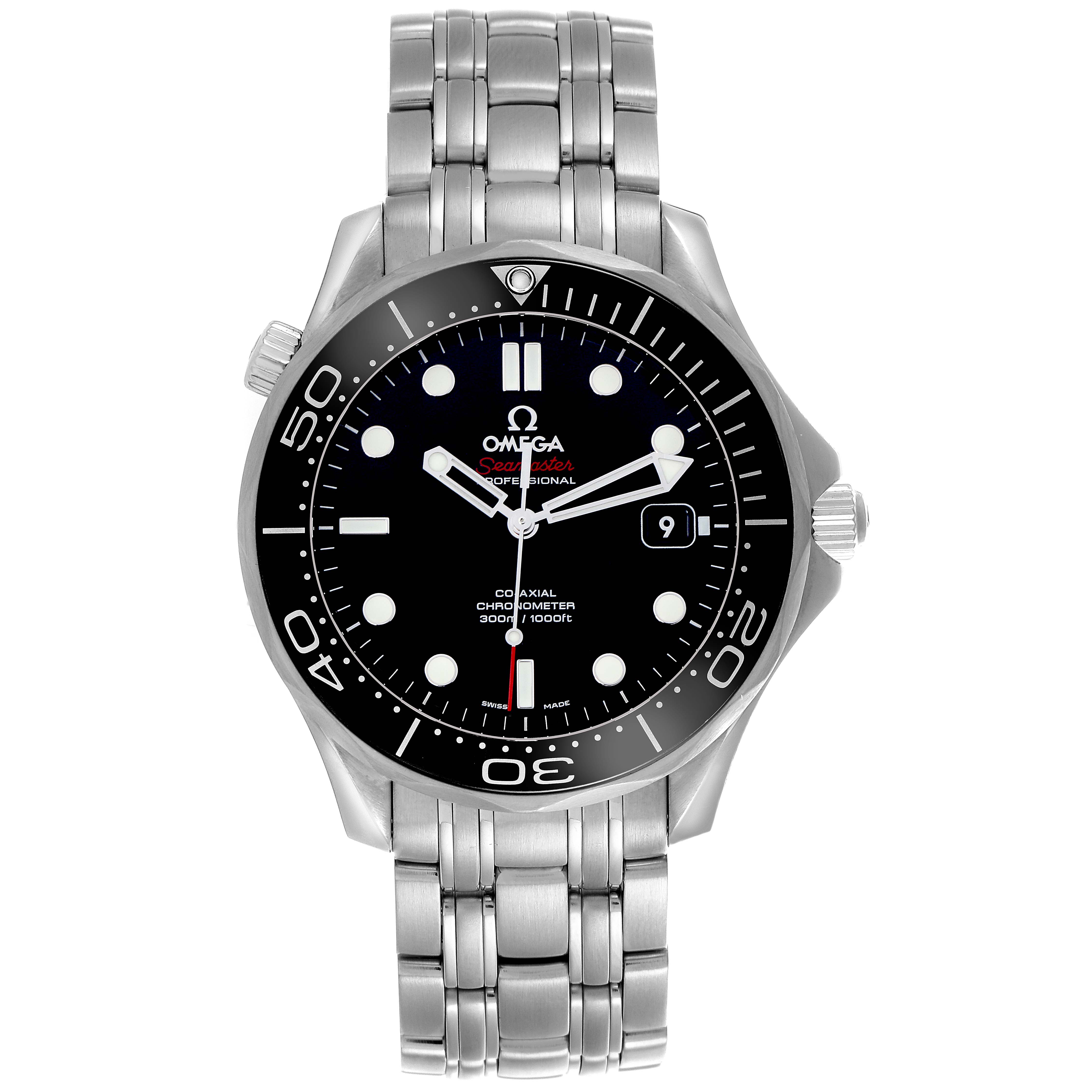 Omega Seamaster Diver 300M 41mm Steel Mens Watch 41.0 MM 212.30.41.20.01.003