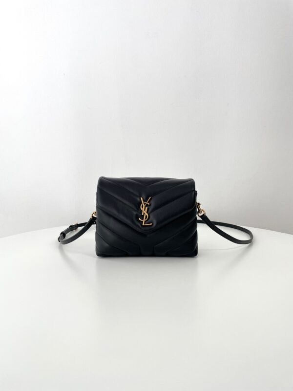 Replica YSL Loulou Mini Black