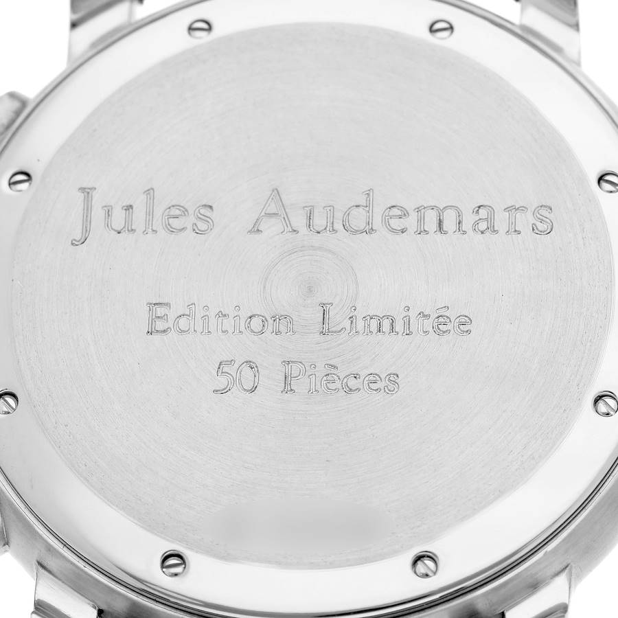 Audemars Piguet Jules Titanium Platinum 6th Day Schwarzenegger Limited 50 Mens Watch 25949IP