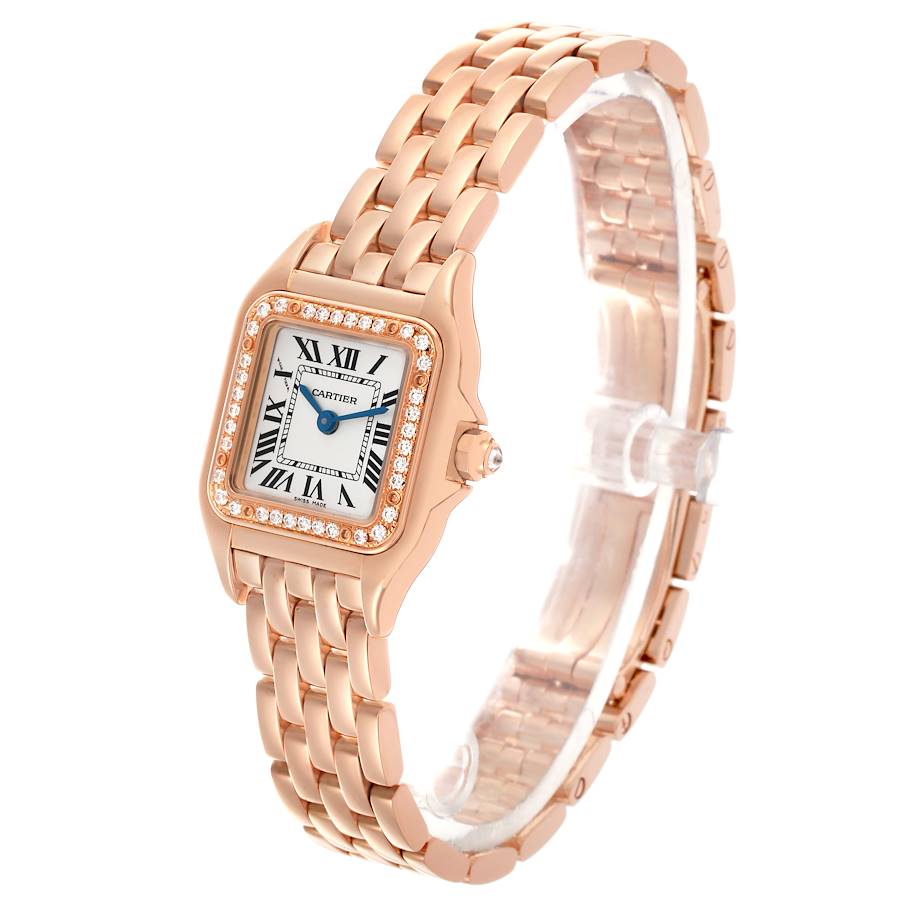 Cartier Panthere Small Rose Gold Diamond Ladies Watch WJPN0008