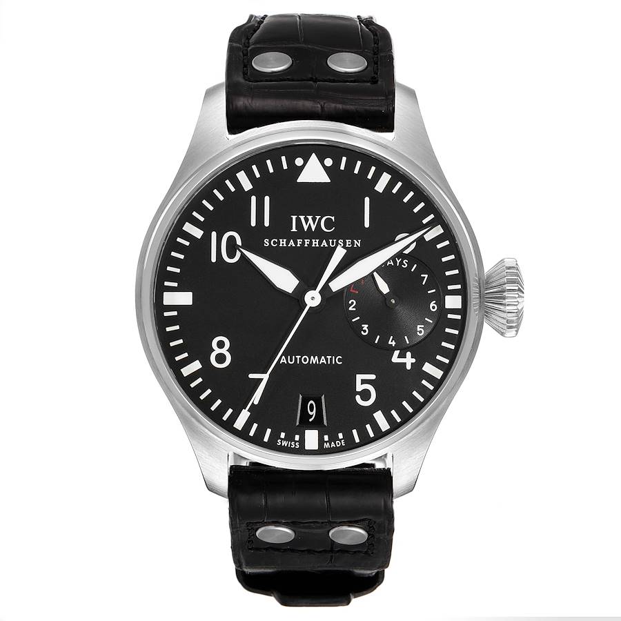 IWC Big Pilots 46mm Black Dial Automatic Steel Mens Watch IW500401