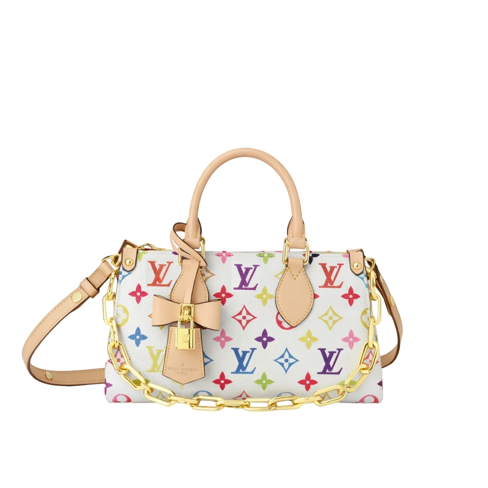 Louis Vuitton X Takashi Murakami Onthego East West Chain White 25Cm