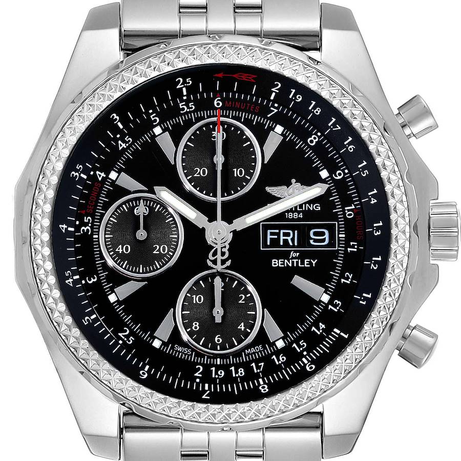 Breitling Bentley Motors GT Special Edition Steel Mens Watch A13362