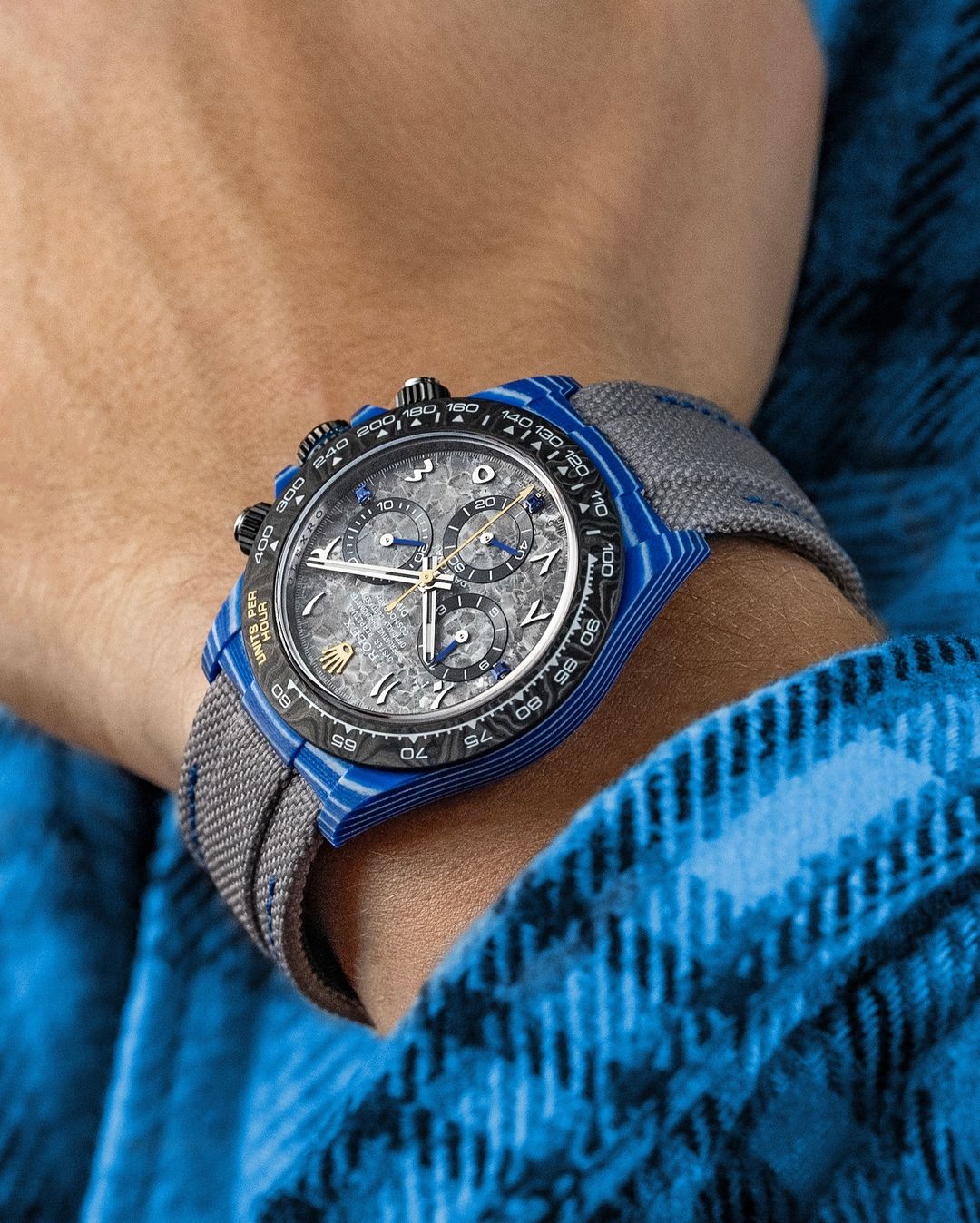 Rolex DiW Daytona Liquid Titanium Dial CarboQuartz
