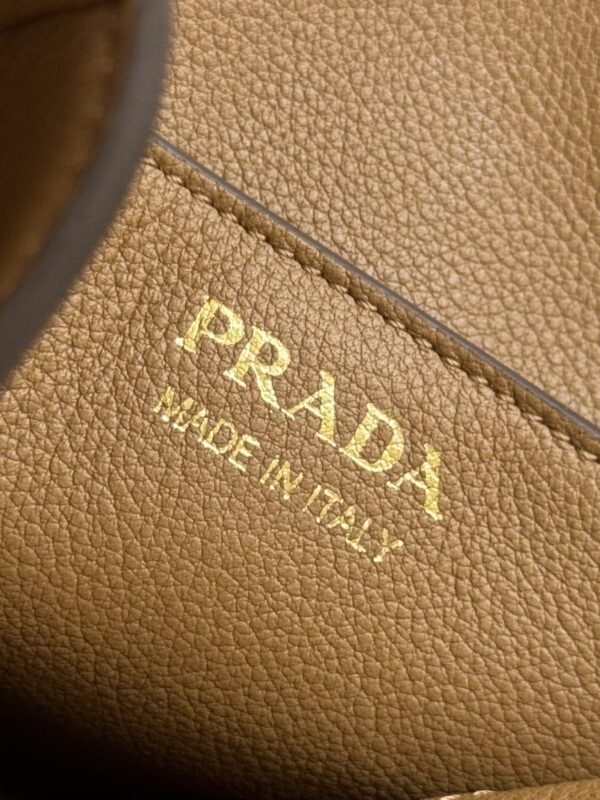 Replica Prada Saffiano Small Tote Black Brown