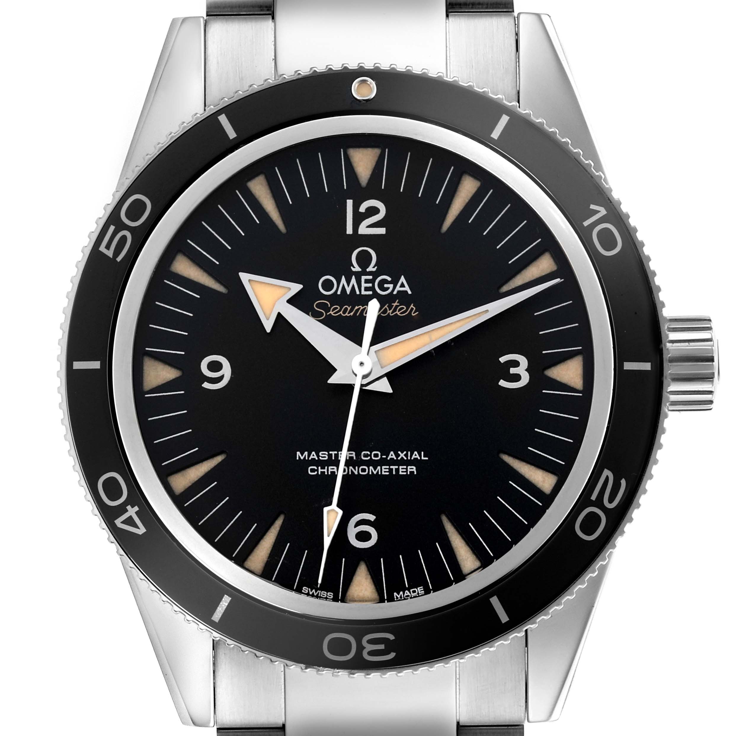 Omega Seamaster 300 Master CoAxial Steel Mens Watch 41.0 MM 233.30.41.21.01.001