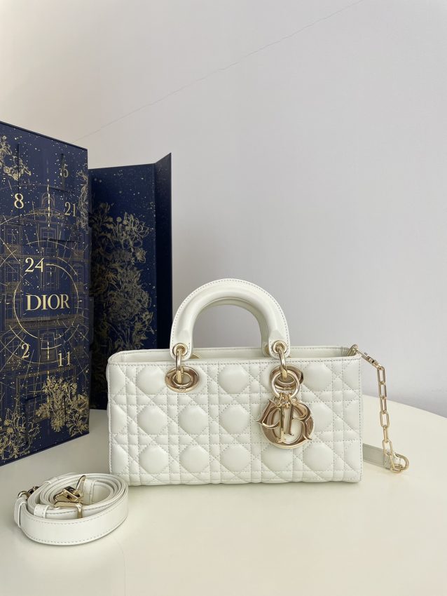 Replica Dior Lady D – Joy Large Bag White