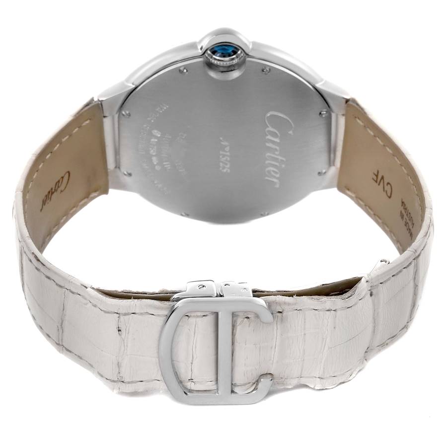 Cartier Ballon Bleu Panthere Motif Limited Edition White Gold Diamond Watch HPI00478