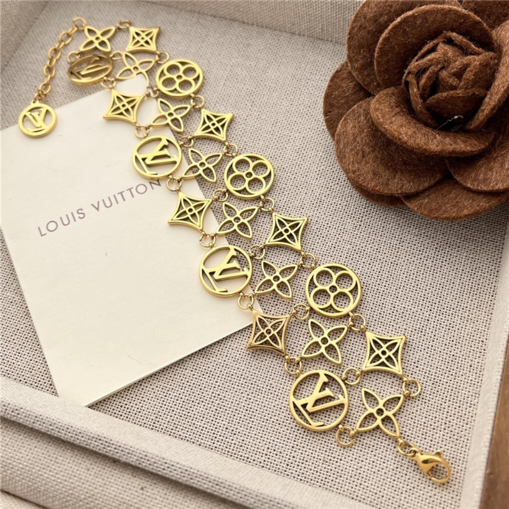 Louis Vuitton Lv Lace Bracelet M1631a
