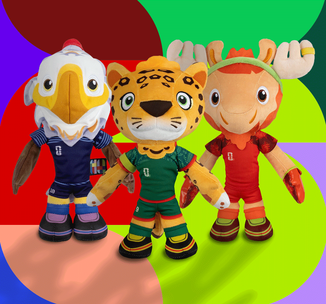 2026 World Cup mascot figurine Football Match Mascot Model Sports Collectibles