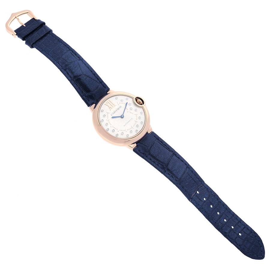 Cartier Ballon Bleu Rose Gold Diamond Watch WGBB0053