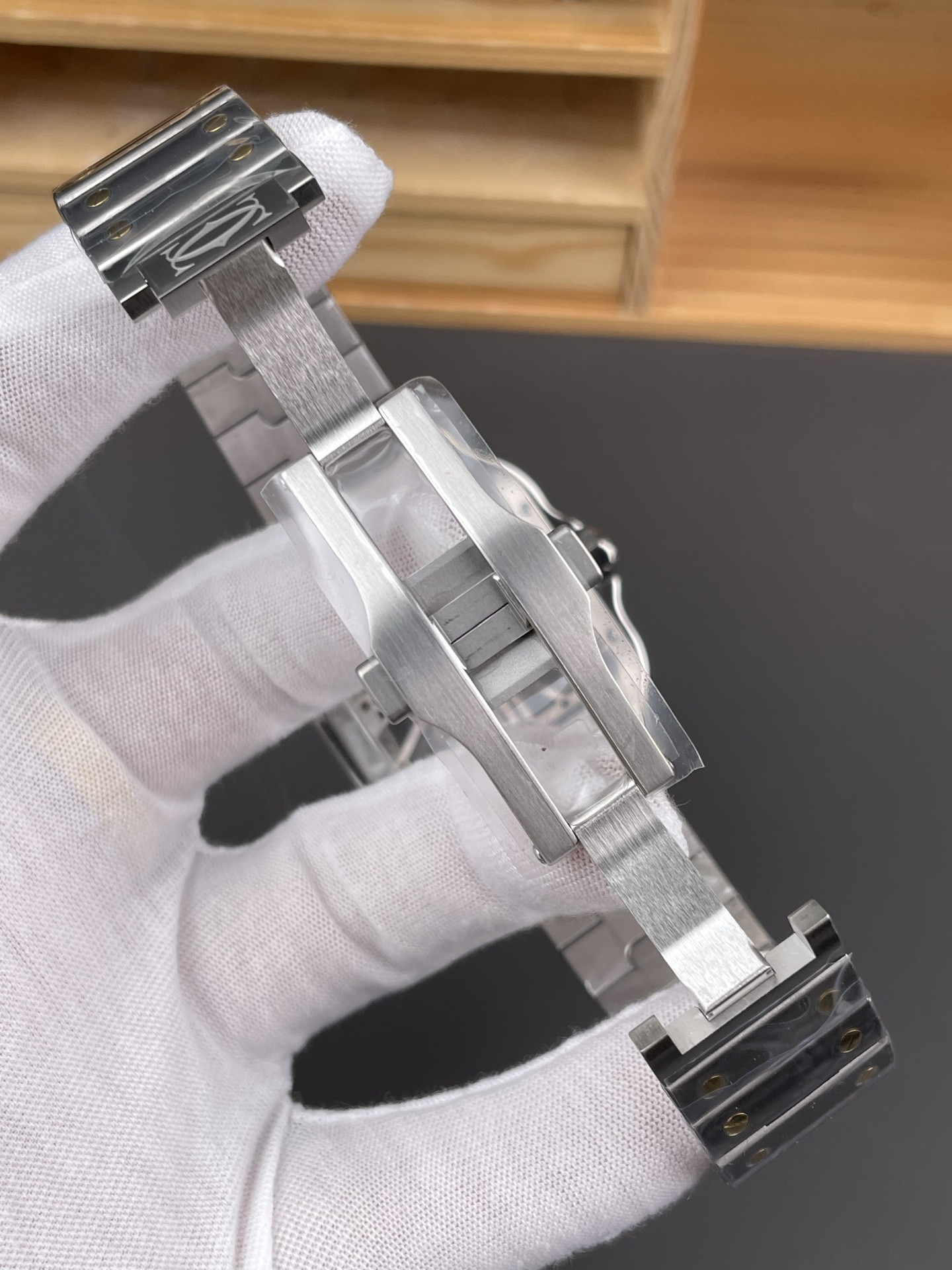Santos de Cartier Skeleton Series Two-Tone V2 Version