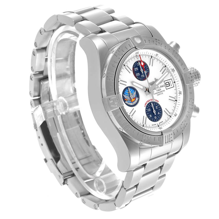Breitling Avenger II Blue Impulse LE Steel Mens Watch A13381