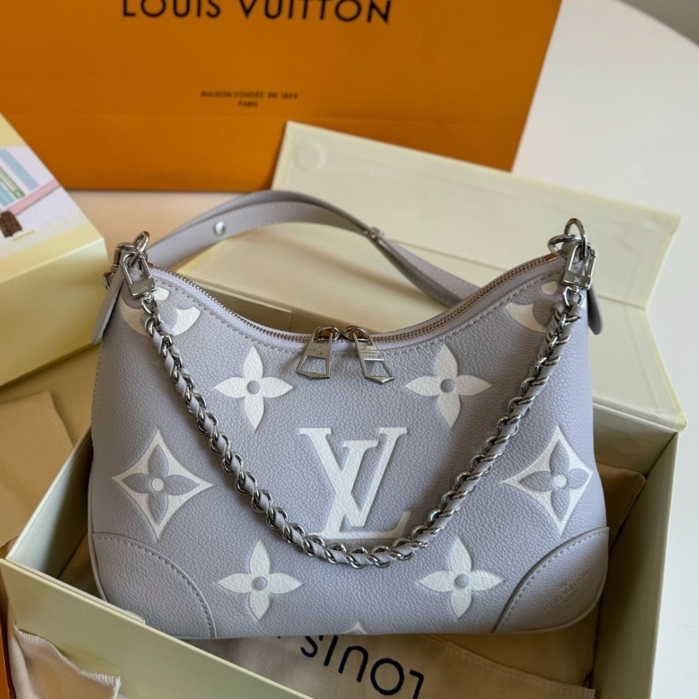 Louis Vuitton Boulogne Bicolor Monogram Empreinte Leather Quartz 27cm M14211