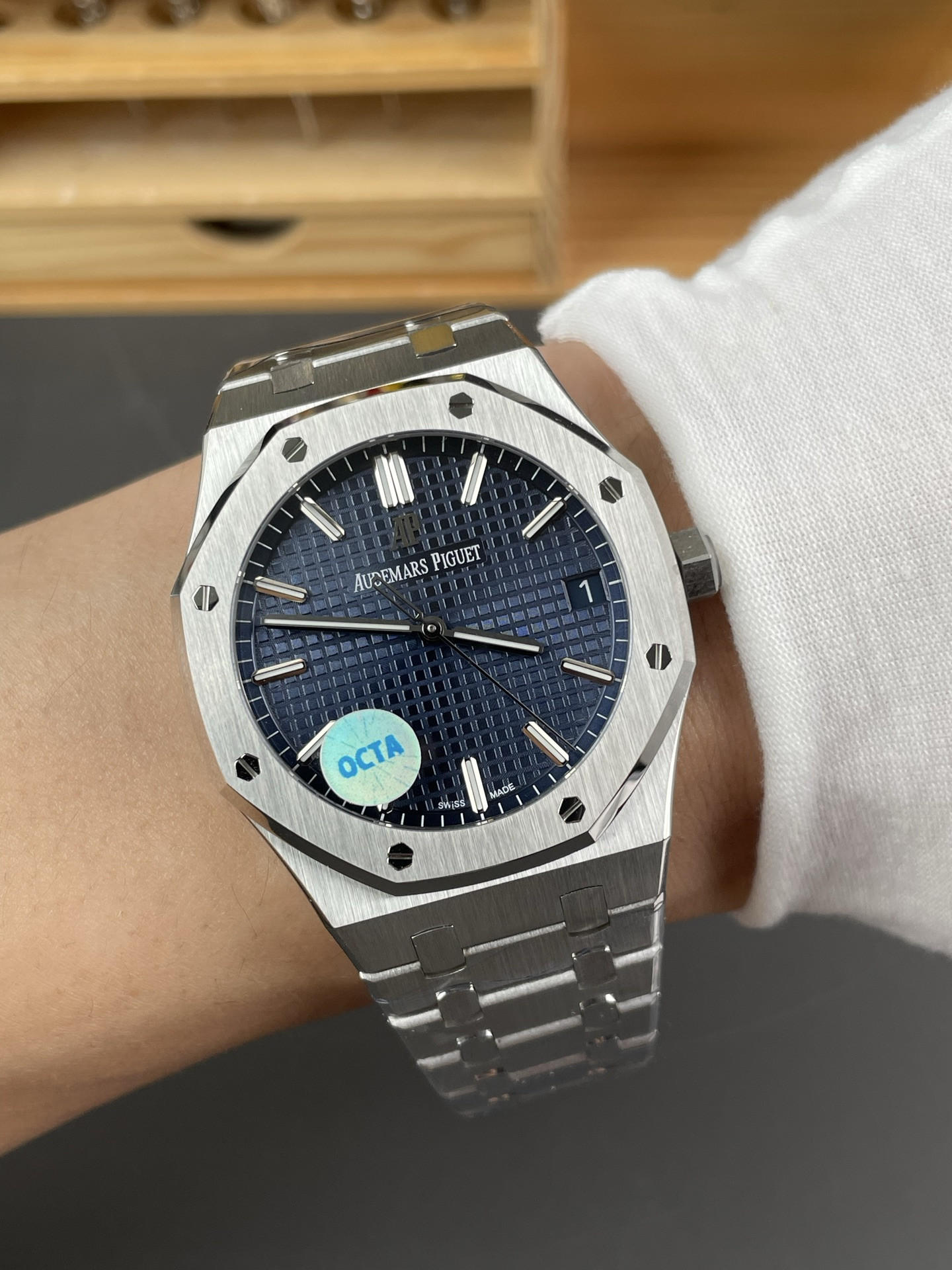 Royal Oak 15500 Blue Dial