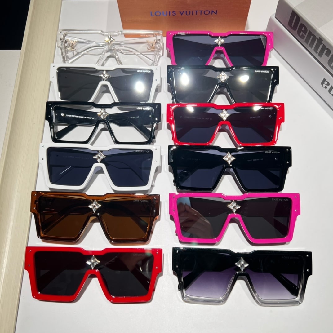 Louis Vuitton Cyclone Sunglasses Black Z1578E