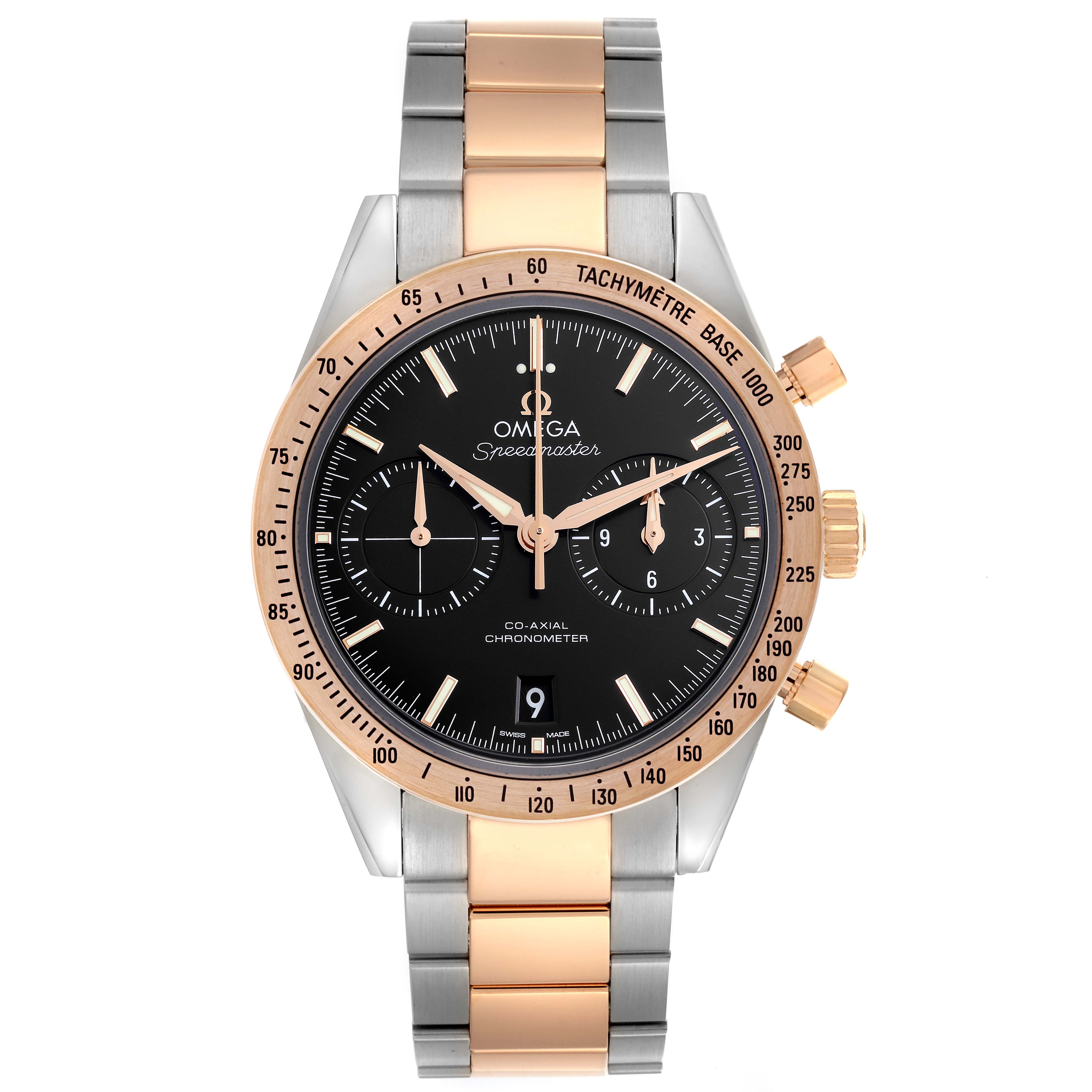 Omega Speedmaster 57 Steel Rose Gold Mens Watch 41.5 MM 331.20.42.51.01.002