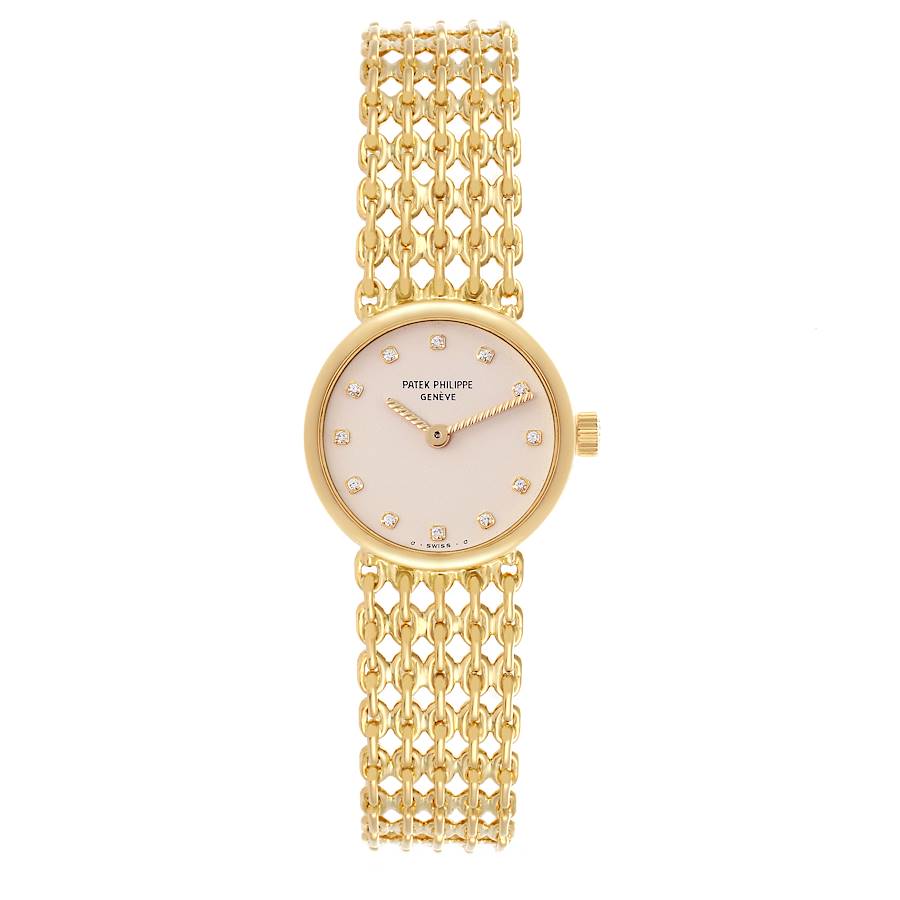 Patek Philippe Vintage Yellow Gold Diamond Ladies Watch 4647