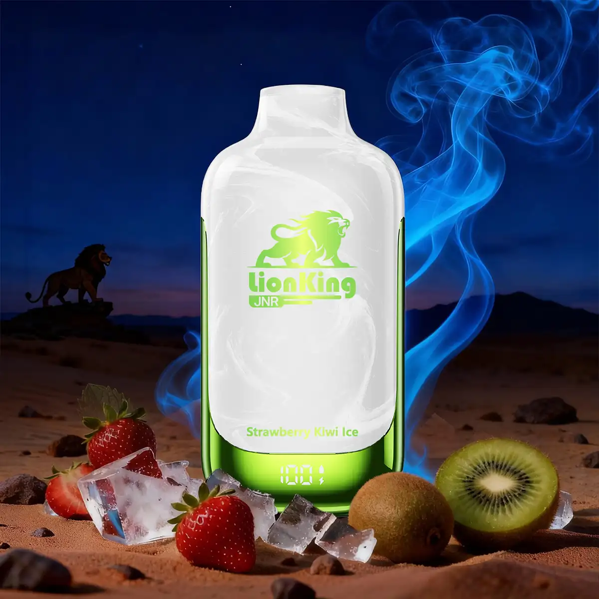 Strawberry Kiwi Ice - JNR Lion King 50000 Puff Disposable Vape - JNR Vape US
