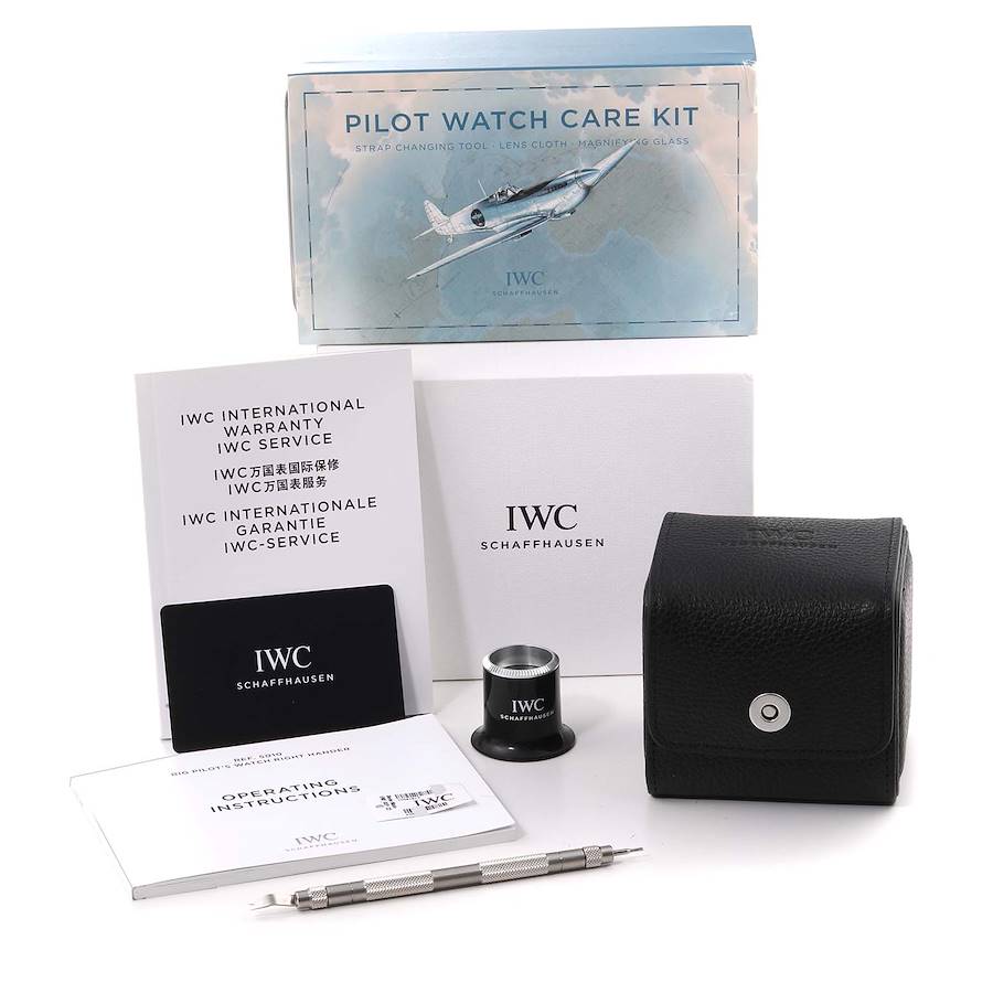 IWC Big Pilots 46mm Green Dial Automatic Steel Mens Watch IW501015