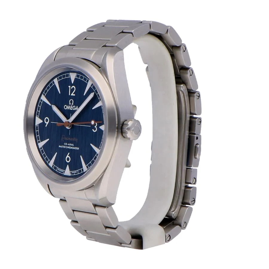 Omega Railmaster 220.10.40.20.03.001 Super Clone Blue Dial Timepiece