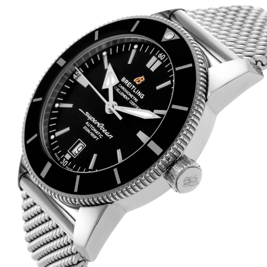 Breitling Superocean Heritage B20 46mm Black Dial Mens Watch AB2020