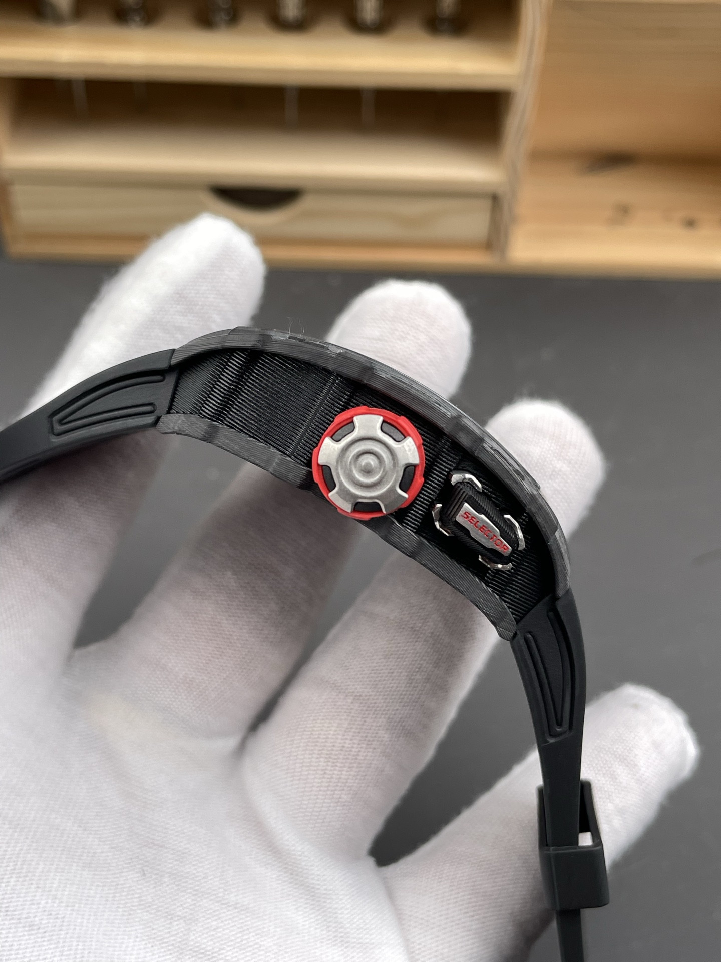 RM35-03 Carbon Fiber Black