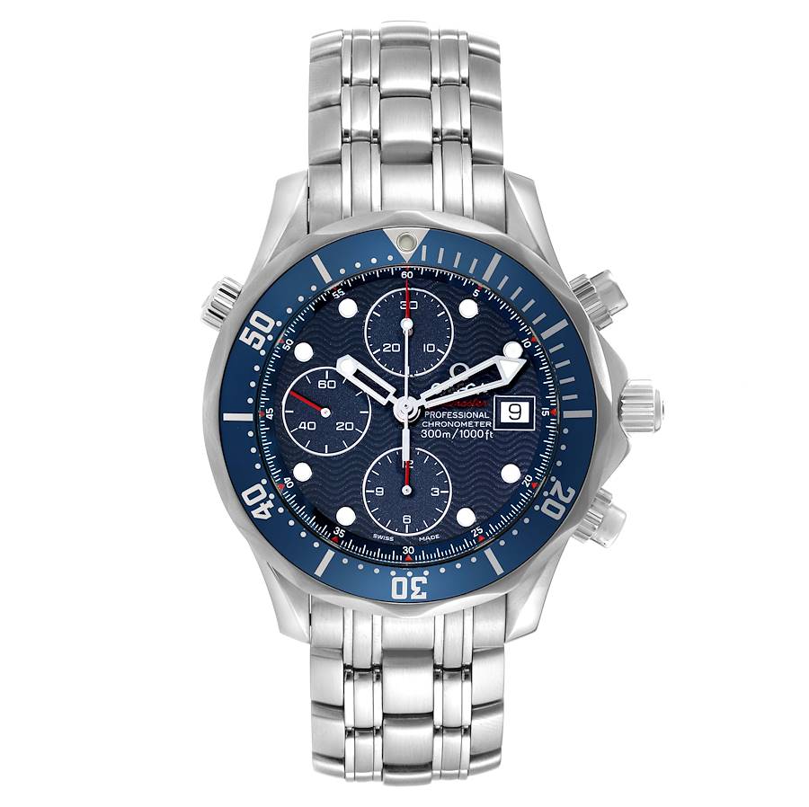 Omega Seamaster 300m Chronograph Steel Mens Watch 2225.80.00