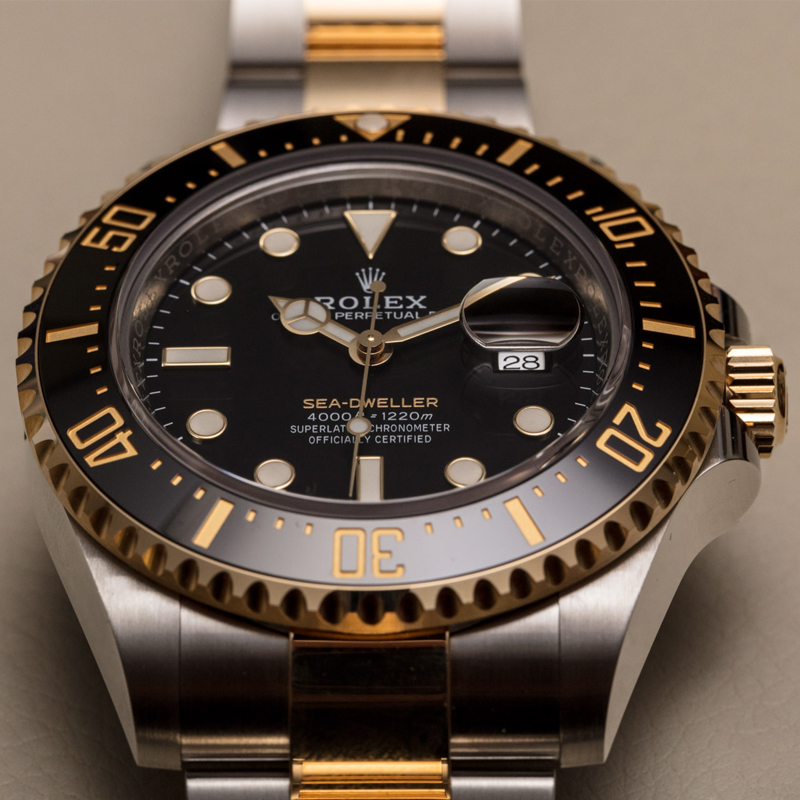 Rolex Sea-Dweller Gold & Oystersteel Men's Diving Watch M126603-0001