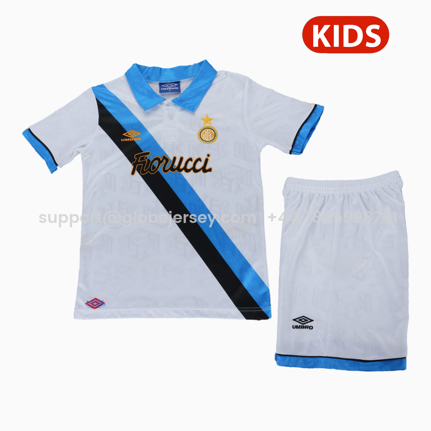 Retro Inter Milan 1994-95 Away Kids Kit