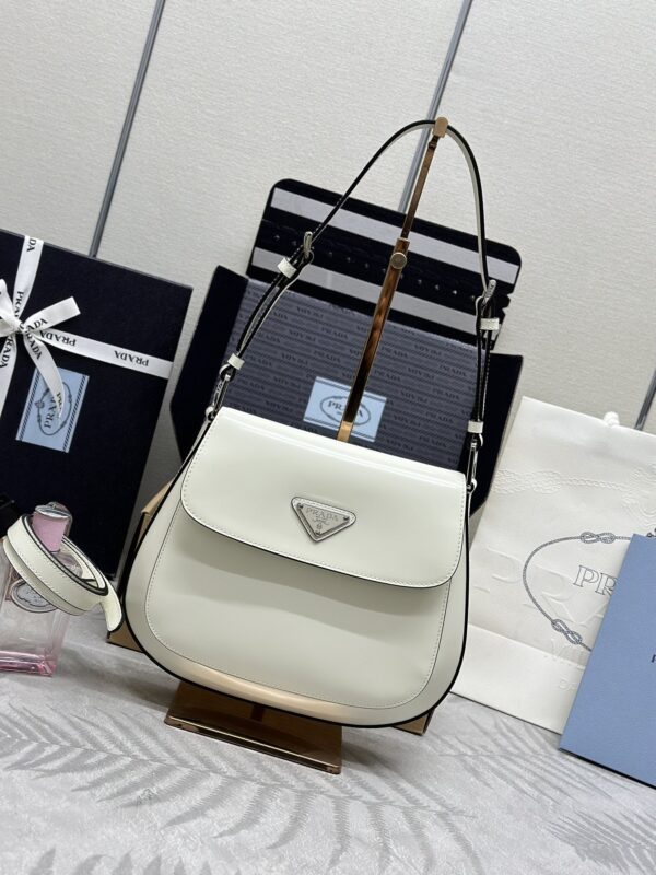 Replica Prada Cleo White Bag With Flap
