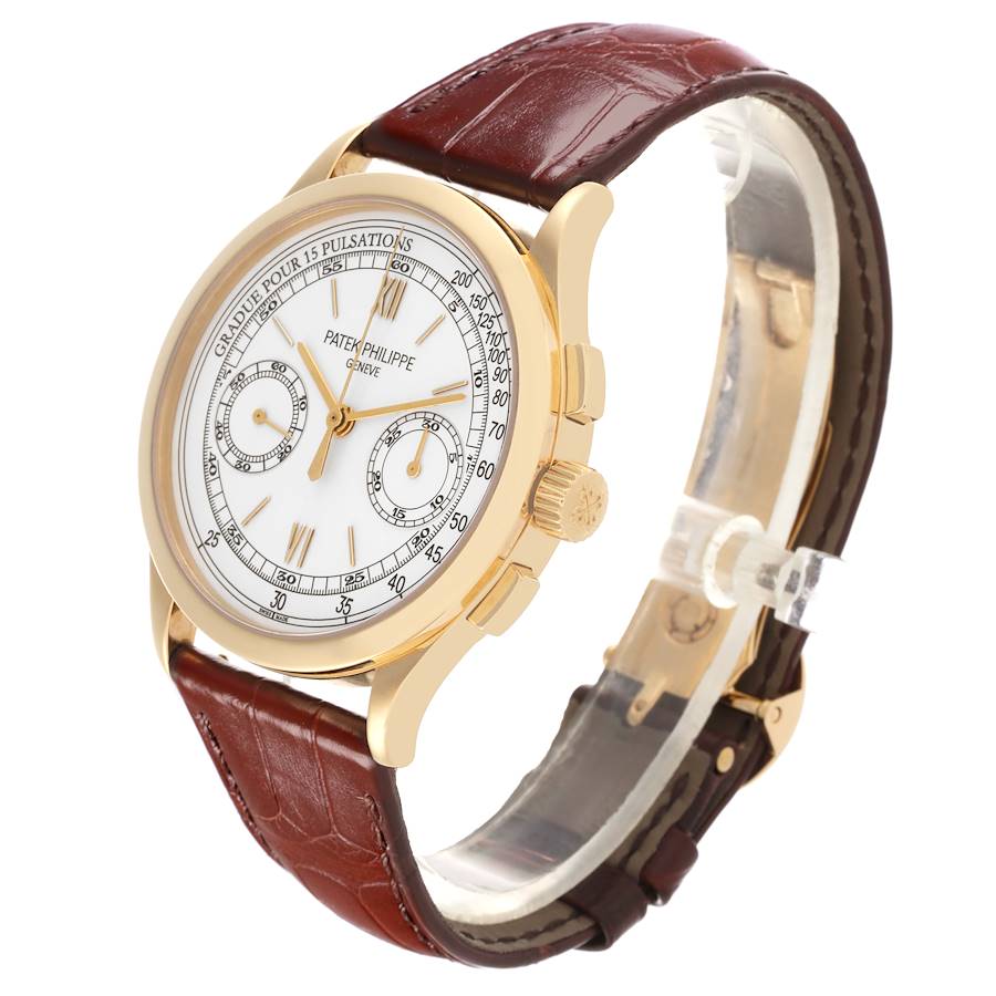 Patek Philippe Complications Chronograph Yellow Gold Mens Watch 5170