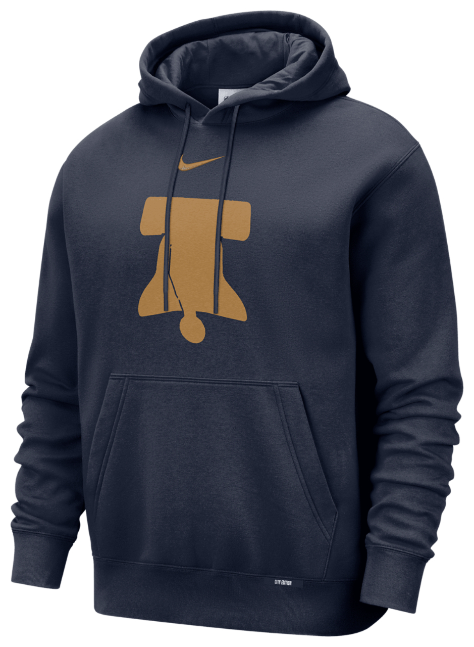 Nike 76ers Club Logo City Edition Hoodie