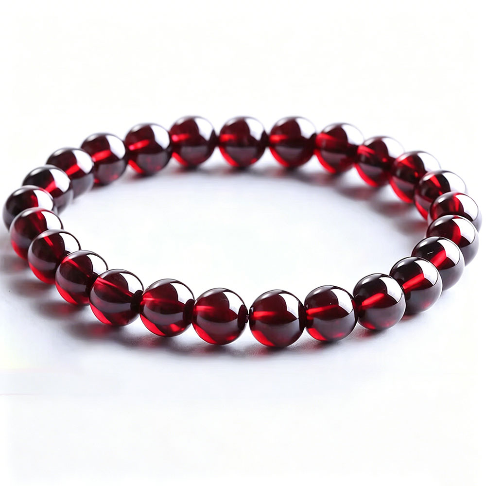 GemVibra Garnet Talisman Bracelet – Grounded Vitality & Quiet Protection