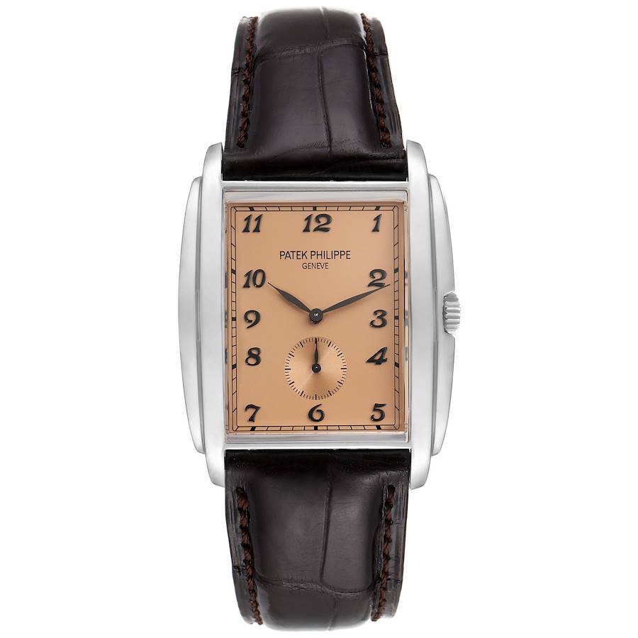 Patek Philippe Gondolo Small Seconds White Gold Mens Watch 5124