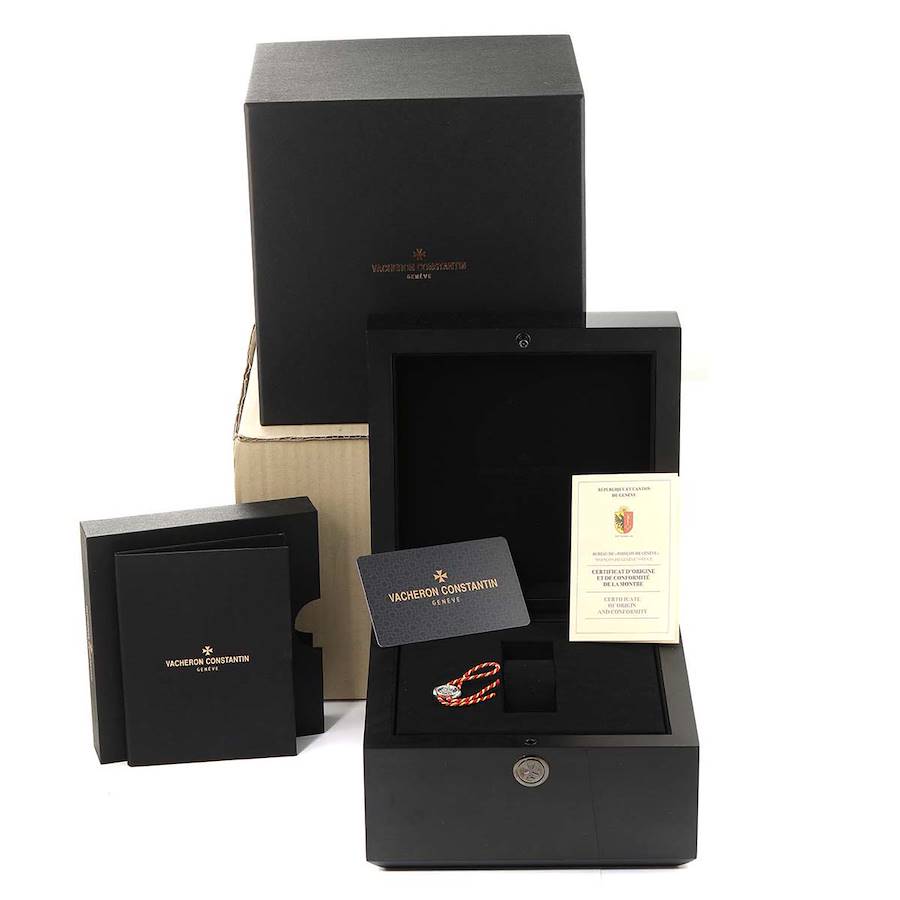 Vacheron Constantin Harmony Dual Time Rose Gold Mens Watch 7800S