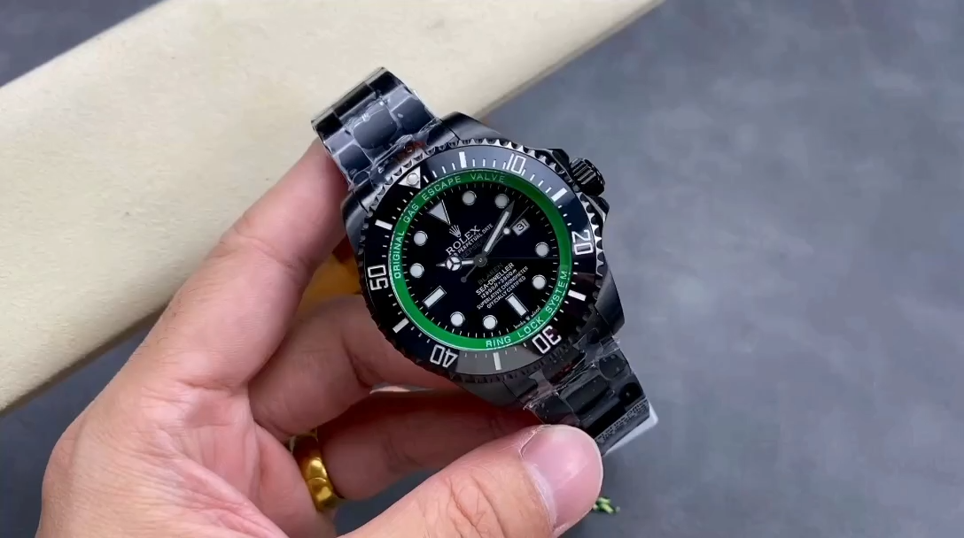 Rolex Sea Dweller Deepsea Mens Blaken Custom Edition 44mm