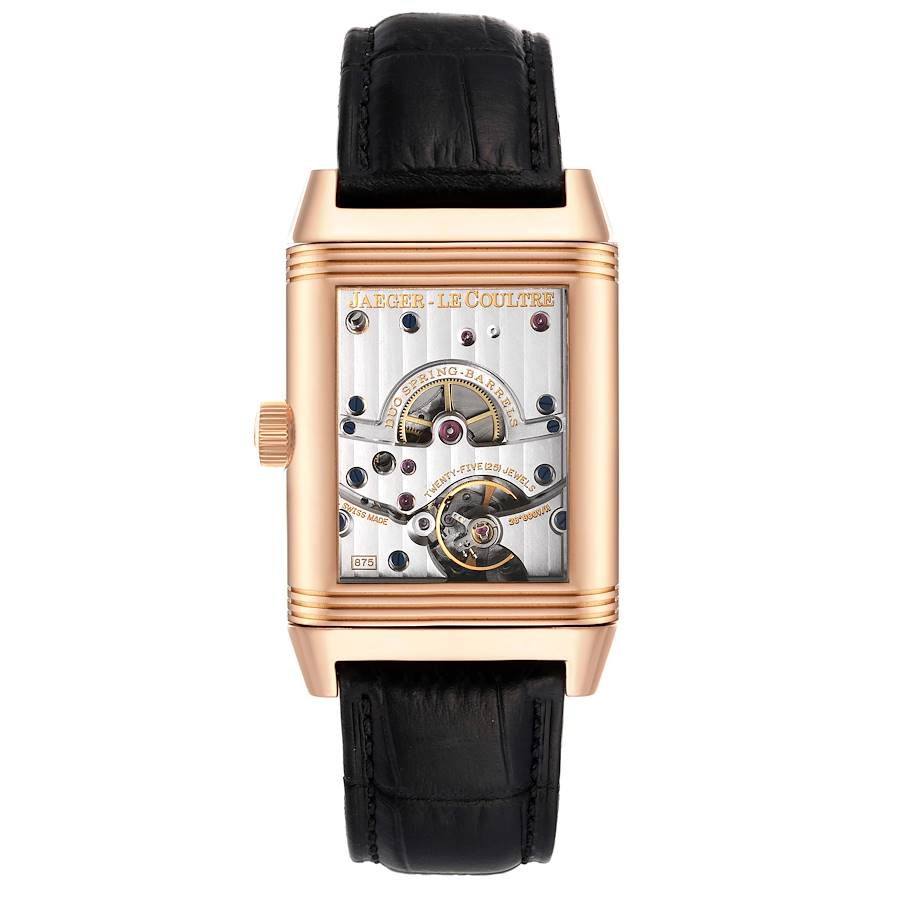 Jaeger LeCoultre Reverso Grande Date Rose Gold Mens Watch 240.2.15 Q3002401