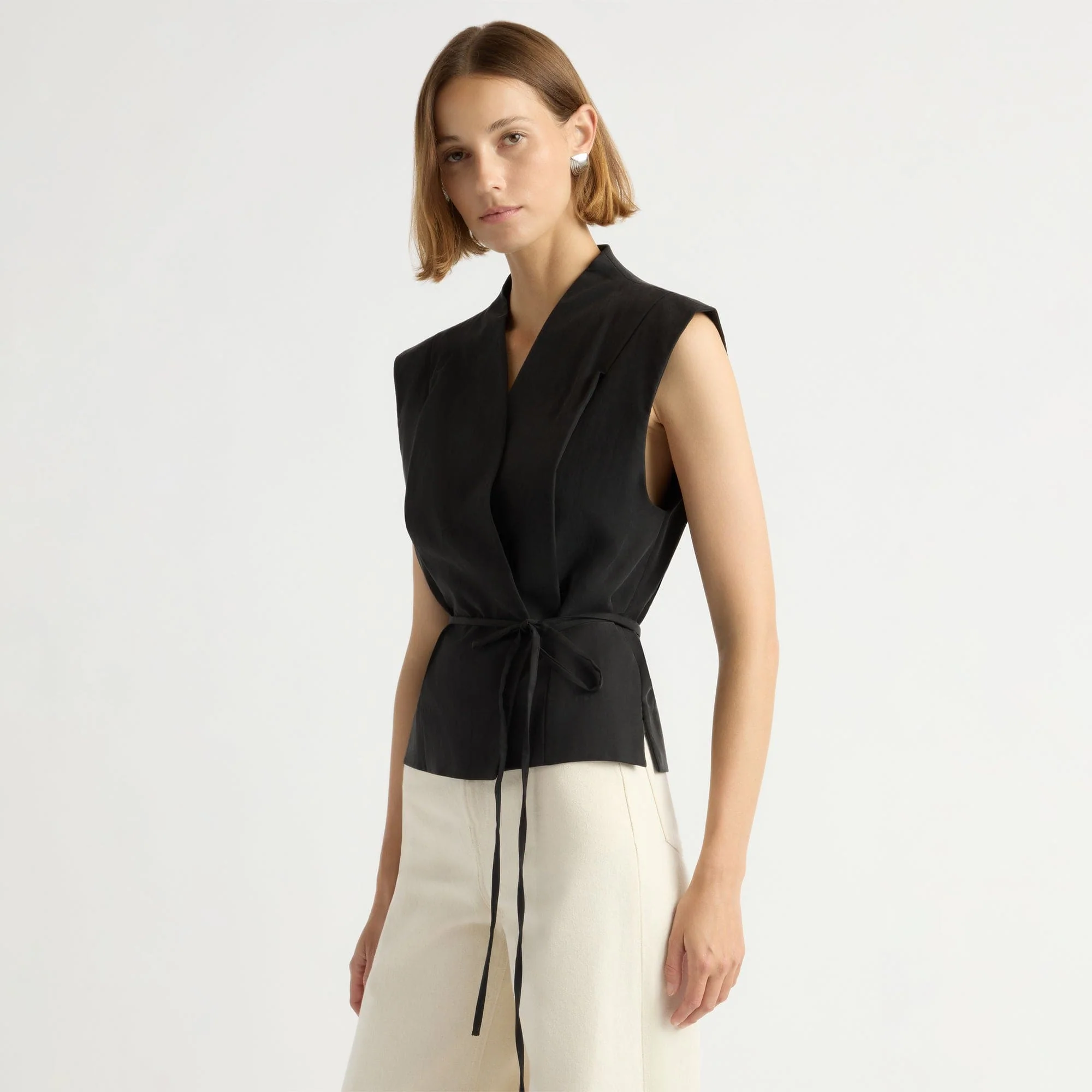 Leandra Tie-Wrap Vest