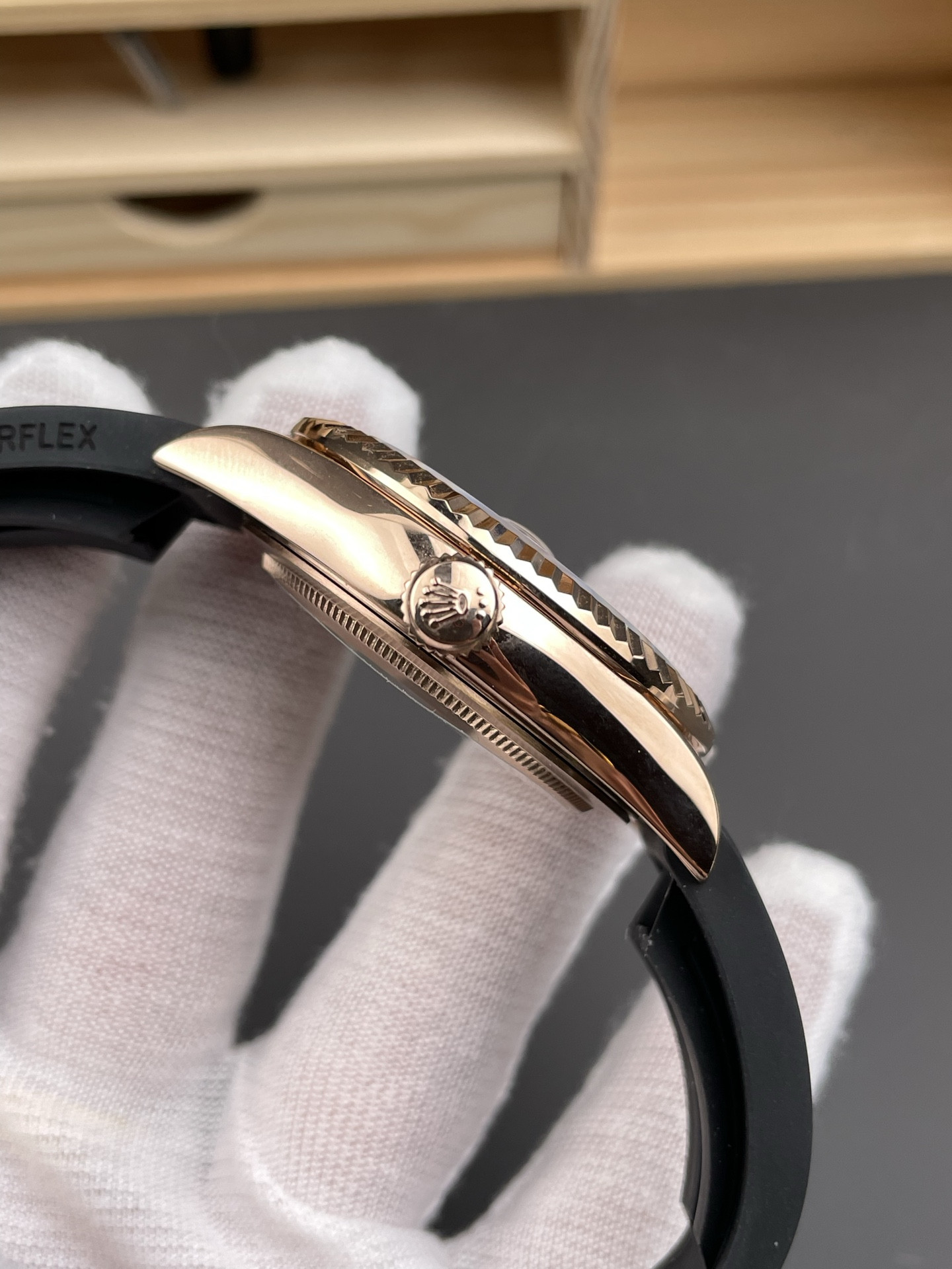 Sky-Dweller Rose Gold Grey Dial