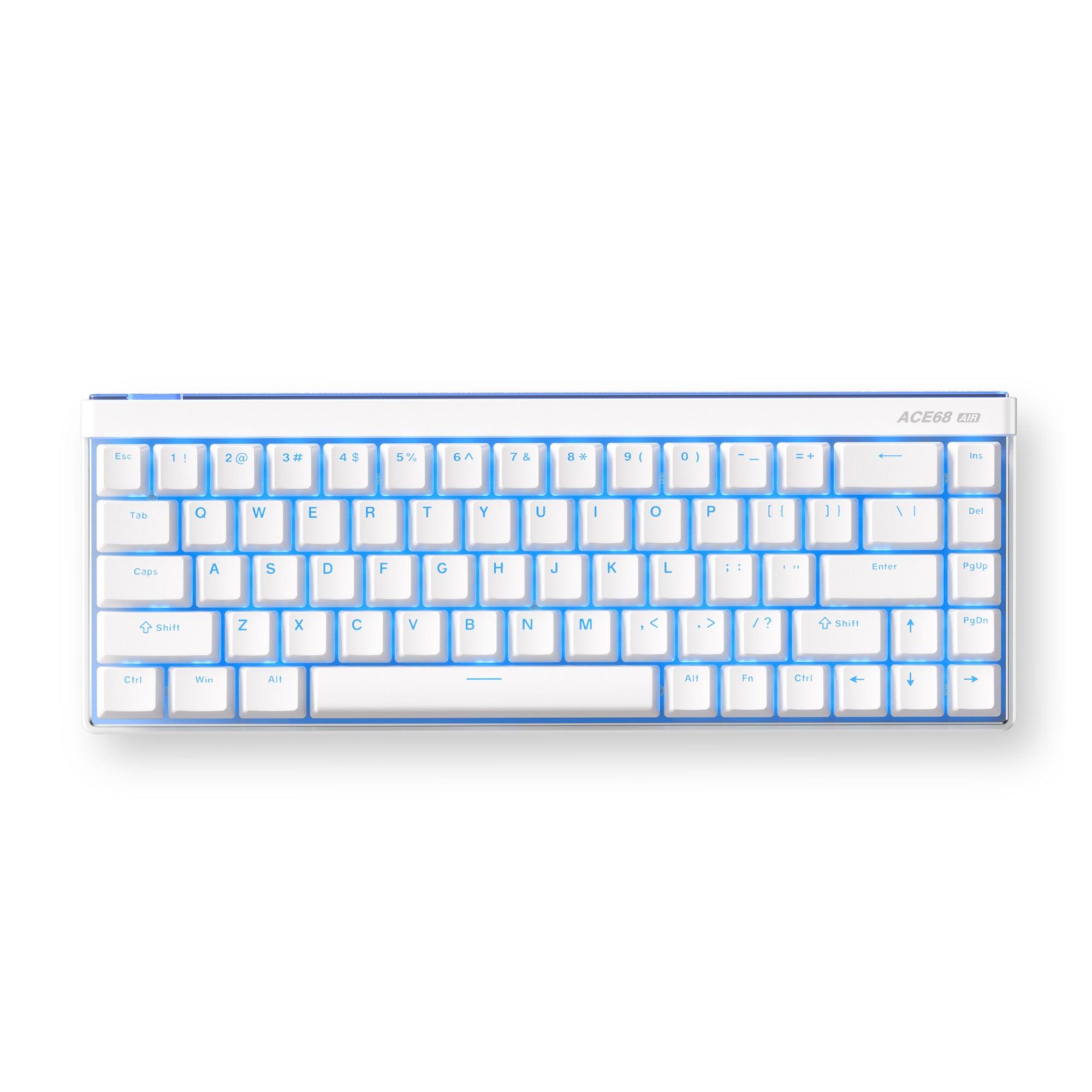60% Ice Blue Backlit Keyboard