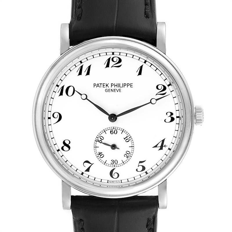 Patek Philippe Calatrava Officier Platinum Mens Watch 5022