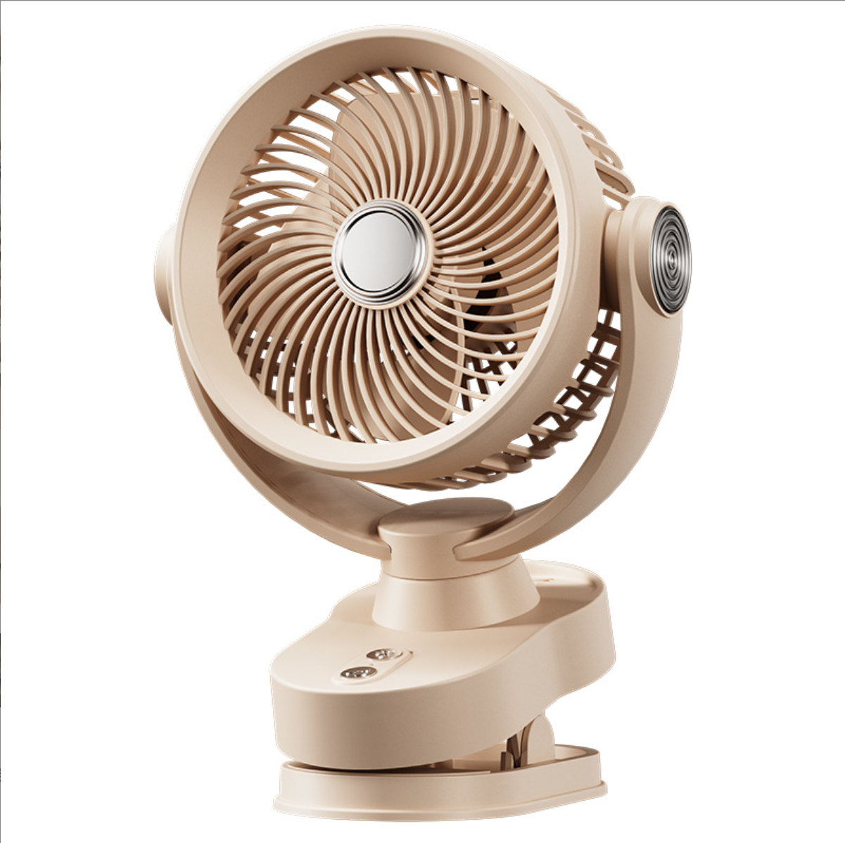 2-in-1 Clip and Desk Battery Operated Fan, Quiet Personal Turbo Fan