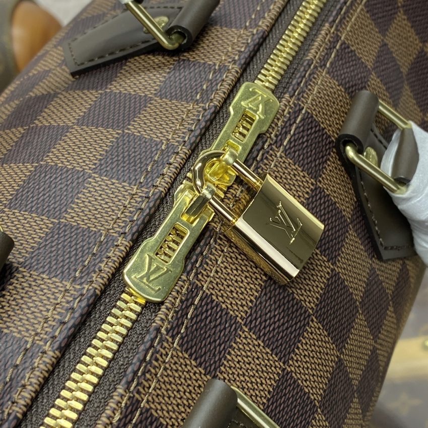 Replica Louis Vuitton Speedy 18 Brown Grid