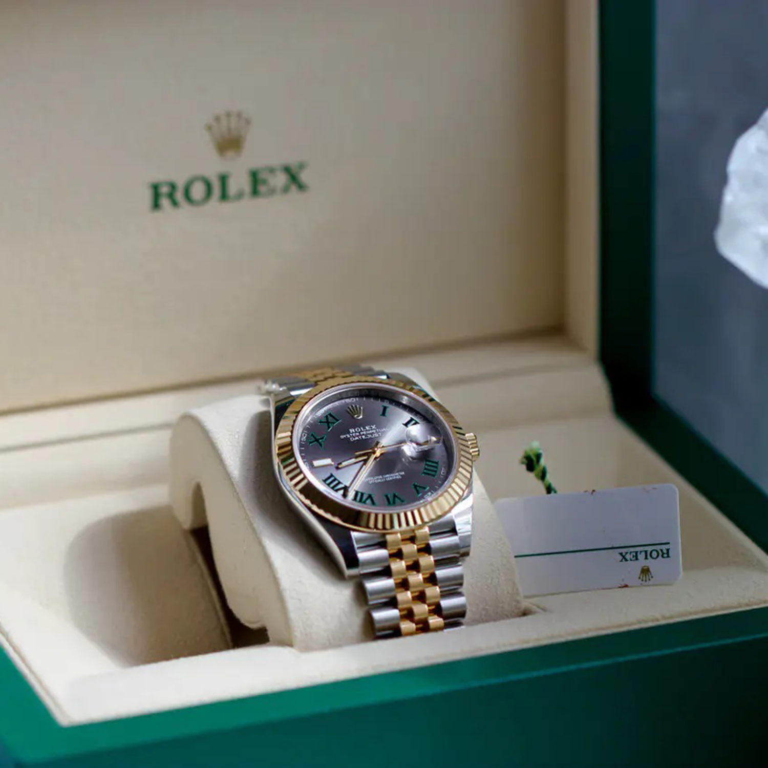 Rolex Oyster/Jubilee Perpetual Datejust 41 Two-tone Wimbledon - M126333-0020/126333-0019 Brand Unworn